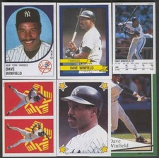 Dave Winfield 6 different Panini Stickers