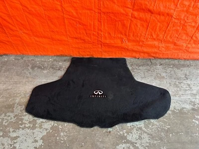 2017 INFINITI Q50 RED SPORT 400 REAR TRUNK FLOOR MAT LINING BLACK CARPET OEM 222 Foto 1 de 4