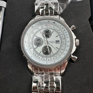 NOS Akribos XXIV Orologio Cronografo Multifunzione Acciaio Inox Cinturino Extra - Foto 1 di 15
