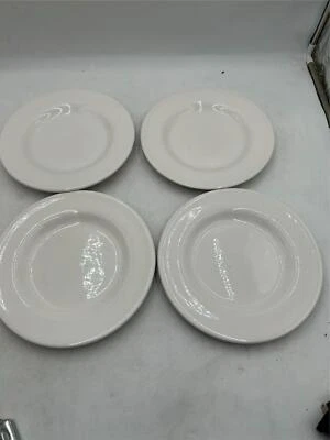 3)  TABLETOPS UNLIMITED  BLANC DE BLANC   DINNER PLATES   WHITE - Image 1 of 3