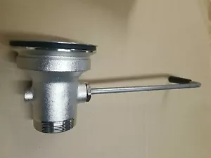 T&S Brass B-3913 Waste Drain Valve, Twist Handle, 3 1/2-Inch X 2-Inch - Picture 1 of 10