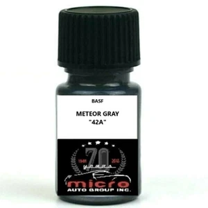 Touch up Paint Kit With Brush 2 Oz For Mazda Meteor Gray 42A SHIPS TODAY - Picture 1 of 2