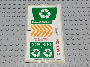 Neu Lego Stickerbogen nur 70805 Trash Chomper The LEGO Movie - Bild 1 von 1