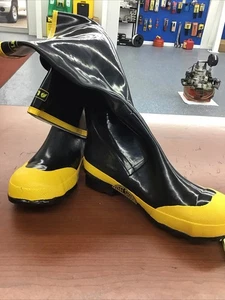 Lacrosse Economy Kniestiefel 16" schwarz & gelb Stahlkappe, Stahlschaft # 24009043 - Bild 1 von 2