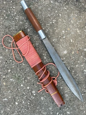 Vintage autêntico centavo do Vietnã. Highlands Montagnard dha não tailandês enep daab dao - Imagem 1 de 4