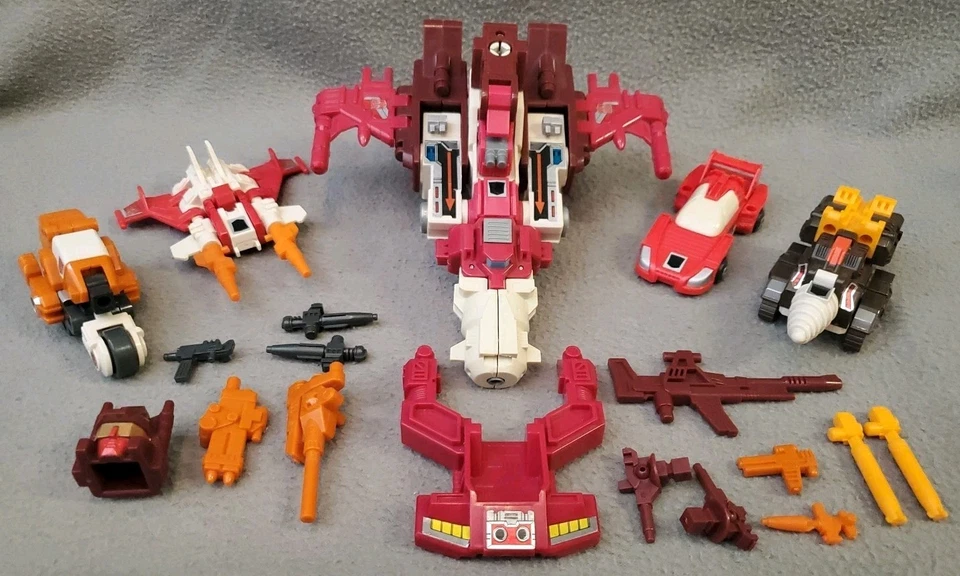 Vintage Transformers G1 Computron Technobots Combiner Lot Hasbro Takara 1987 - Image 1 of 4