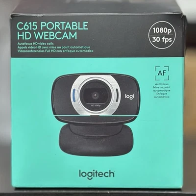 Logitech C615 Portable HD Web Cam, 1080p, 30 FPS, Brand New - Open Box - Image 1 of 4