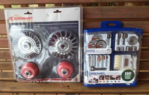 Kit Spazzola Smerigliatrice e Ruote da Taglio Dremel NUOVE Spazzola Filo Lucidante Saldatura - Foto 1 di 6
