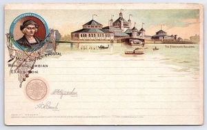 Postal Card World's Columbian Exposition Chicago 1893 Fisheries Building D457 - Picture 1 of 2