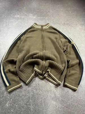 VTG Cropped Streetwear Diesel Type Kapital Style Striped Sweater - Image 1 of 4