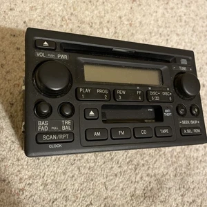 Honda CR-V Accord Odyssey 97-06  Radio AM/FM Cassette Tape CD 39101-S9A-A520-M1 - Picture 1 of 9