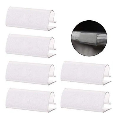 50 Piezas Clips de Falda de Mesa Plástico Transparente con Cierre de Gancho para Cubierta de Mesa  Foto 1 de 4