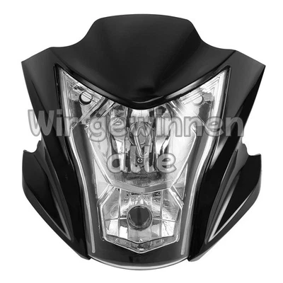 Scheinwerfer Schwarz Verkleidung Fit Für Kawasaki Er6n 2012 2013 2014 2015 2016 - Image 1 of 4