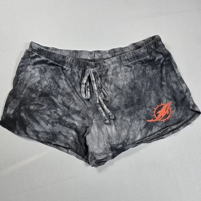 Pantalones cortos grises del equipo de fútbol americano de la NFL de los Miami Dolphins para mujer pequeños Foto 1 de 4