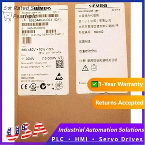 Nuovo Siemens 6SE6440-2UD31-1CA1 6SE64402UD311CA1 MICROMASTER440 senza filtro - Foto 1 di 3