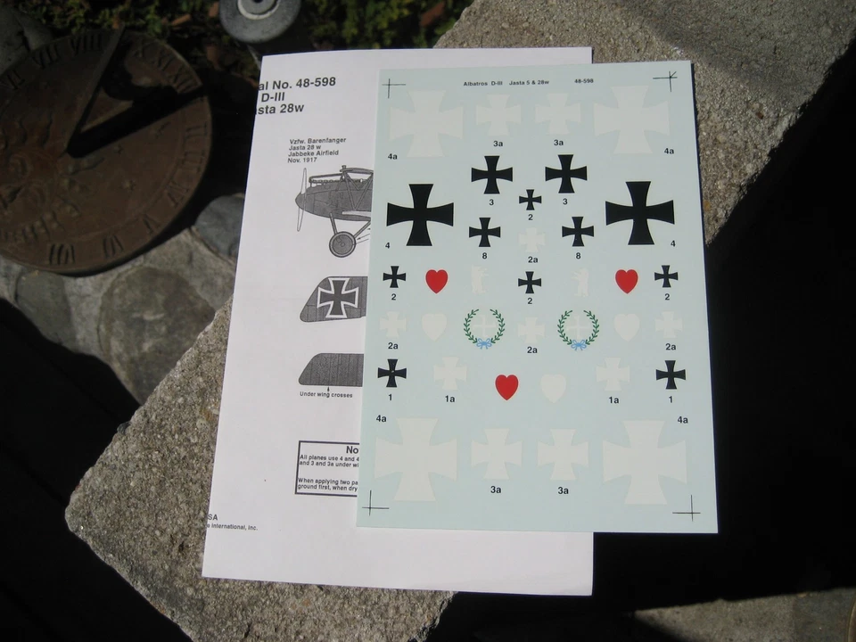 1/48 SUPER ESCALA #48-598 ALBATROS III Foto 1 de 1