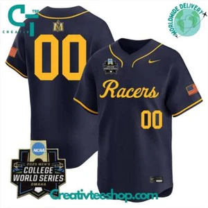 Camiseta de béisbol personalizada Murray State Racer 2025 College World Series Omaha - Imagen 1 de 3
