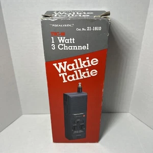 Realistic TRC-88 CB Walkie-Talkie Model 21-1610 Citizens Band 1 Watt, 3 Channel✅ - Picture 1 of 7