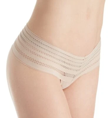 DKNY 297081 女式经典棉质宽花边丁字裤彩色羊绒,尺寸 S — 第 1/2 张图片