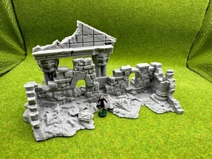 HO scale Ancient Ruins Destroyed Building M3 1:87 scale 3D print - Picture 1 of 5