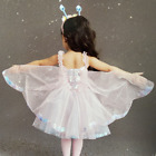 Nwt Girls Pretty Pink Princess Fairy Dress And Headband Costume