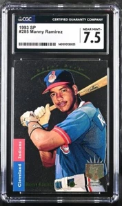 1993 UPPER DECK SP MANNY RAMIREZ RC ROOKIE #285 CGC/CSG 7.5 - Picture 1 of 2