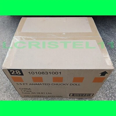 NEW - 3.5 FT ANIMATED CHUCKY DOLL ✅ Home Depot Halloween Prop 2024 - SHIPS NOW