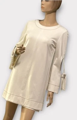 Laundry By Shelli Segal Mujer Manga Larga Cambio Malvavisco Marfil Talla 6 Foto 1 de 4