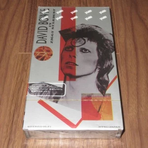 $0 SHIP Japan OFFICIAL VHS video tape SEALED David Bowie ZIGGY STARDUST 14800Yen - Picture 1 of 2