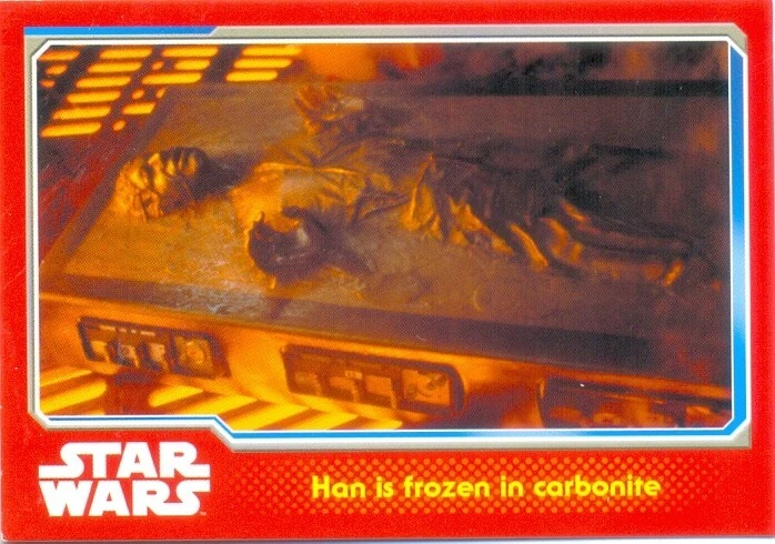 Topps:2015 Journey To The Force Awakens "Han is frozen in carbonite"#86 - Image 1 of 1