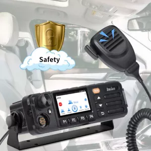 Inrico TM-7 Plus Car Mobile Radio Network PTT Walkie Talkie Android GPS ZELLO - Zdjęcie 1 z 12