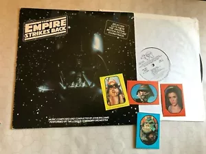 STAR WARS THE EMPIRE STRIKES BACK JOHN WILLIAMS SOUNDTRACK PROMO LP +4 stickers! - Picture 1 of 8