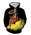 Juice Wrld 3D Print Hoodie Men Sweatshirt Casual Fashion Long Sleeve Hooded Tops