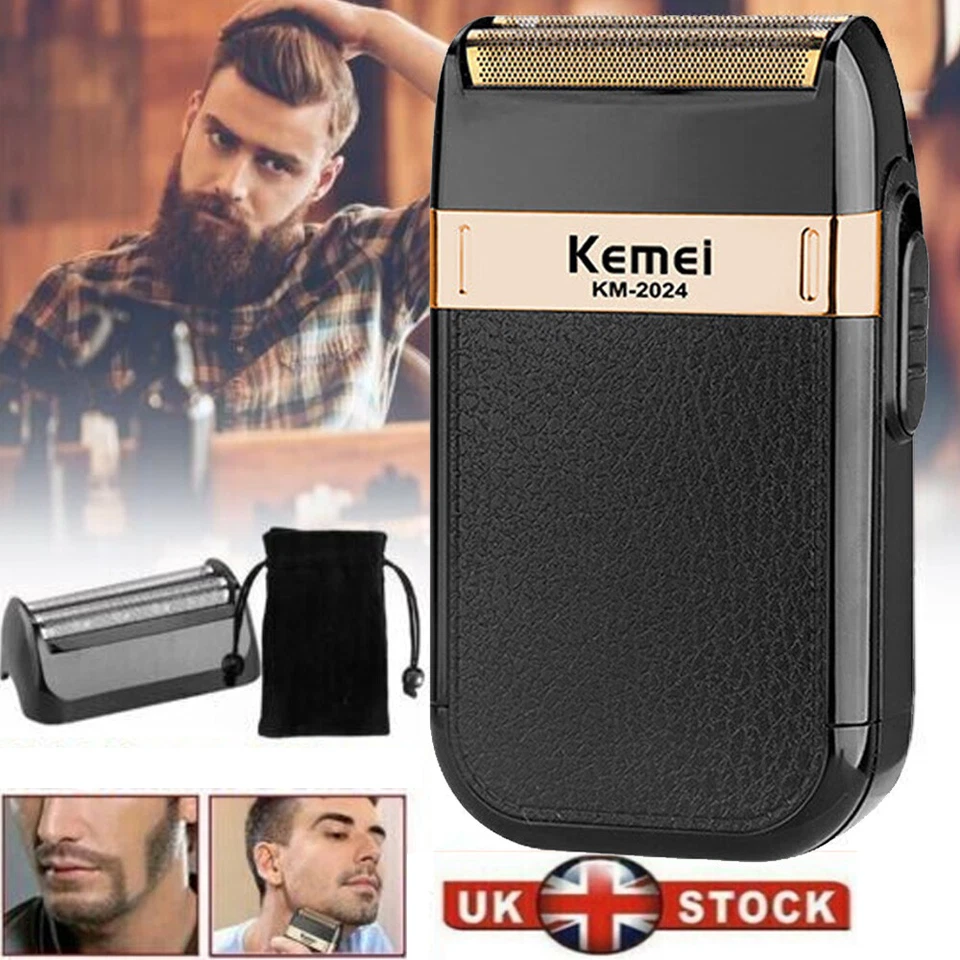 KEMEI Electric Shaver Mens Razor Foil Shaver Beard Trimmer Cordless Rechargeable
