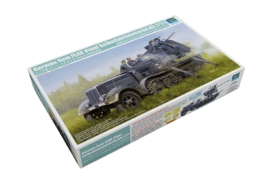 Trumpeter 09513 German 5cm Flak 41auf Selbstfahrlafette (Sd.Kfz.7/2) Kit Mont... - Immagine 1 di 4