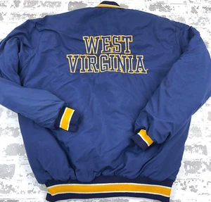 Giacca alpinisti West Virginia vintage uomo XL bomber WVU anni 90 made in USA cucita - Foto 1 di 17