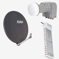 Fuba DAA 110 A Offset Parabolantenne SAT Spiegel Antenne Anthrazit