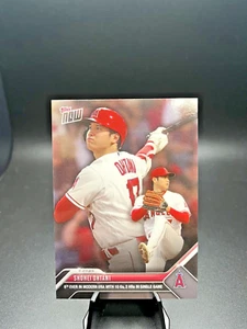 Shohei Ohtani - 2023 MLB TOPPS NOW #505 - 2 Home Runs and 10k's - Picture 1 of 2