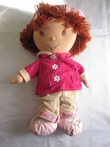 PELUCHE CHARLOTTE AUX FRAISES BANDAI 2005 40 CM RARE SANS ELECTRONIQUE - Picture 1 of 3