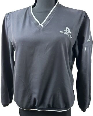 Chaqueta pulóver de club de golf Moab Liz Claiborne Liz para mujer talla mediana cuello en V Foto 1 de 4