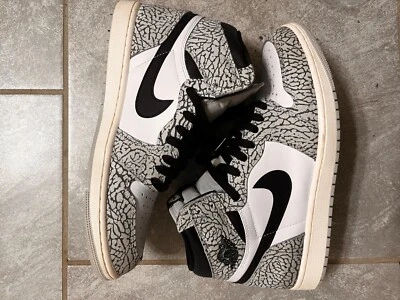 air jordan 1 retro og high white cement - Image 1 of 4