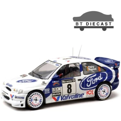 IXO MODELS FORD ESCORT WRC #8 1/18 3RD PLACE RAC RALLY 1998 18RMC170B22 - Image 1 of 2
