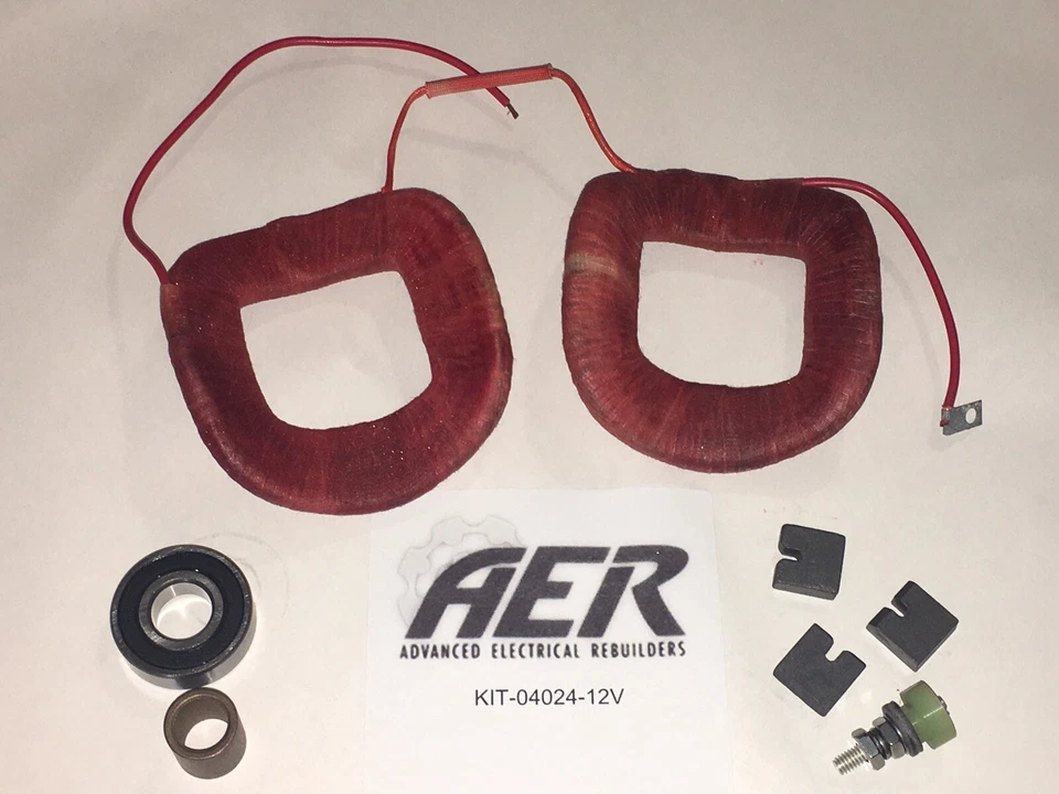 John Deere B Delco 1100506 6 To 12 Volt Generator Rebuild Repair Kit Field Coils - Image 1 of 1