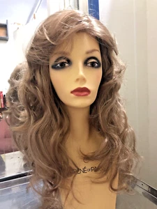 Louis Ferre Wig "SARAH" $SALE$ 24/14/12 BROWNISH BLOND Mono TOP ILLUSION FRONT - Picture 1 of 13
