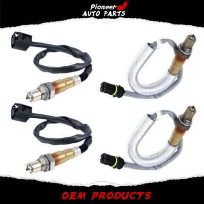 4X Up+Downstream Oxygen O2 Sensor Pack For 2012-2016 BMW M5 4.4L Turbocharged - Imagem 1 de 4