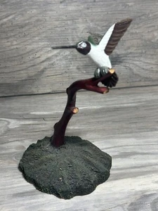 Wild Backyard Birds HUMMINGBIRD Hand Carved Painted Wood Realistic Life Size - Picture 1 of 9