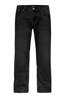 Victorious Men's Essential Loose Fit Baggy Wide Denim Jeans Pants  DL999EY - Image 1 of 2