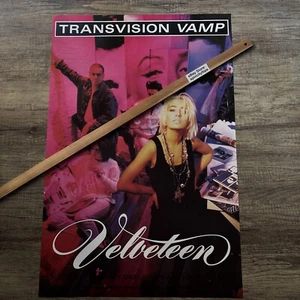 VINTAGE POSTER: TRANSVISION VAMP Velveteen In Store Promo (1989) 760x510 - Picture 1 of 1