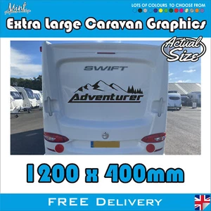 Calcomanías para autocaravana autocaravana pegatinas furgoneta gráficos Swift Elddis Abbey 004 - Imagen 1 de 3