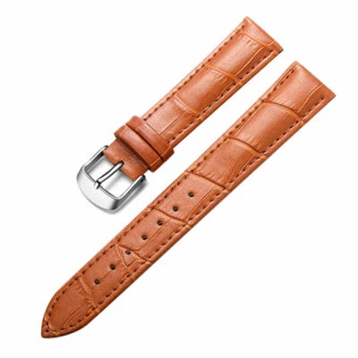 Mens Women Genuine Leather Watch Strap Band Watchstrap Watchband 12-22mm Classic - Image 1 of 4